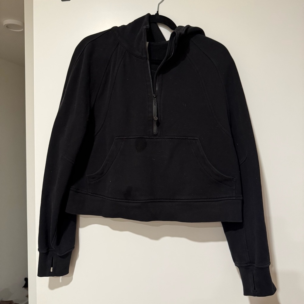 Lululemon Black Half-Zip Hoodie